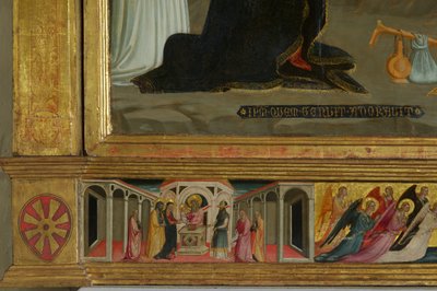 Détail de la Nativité - Bicci di Lorenzo